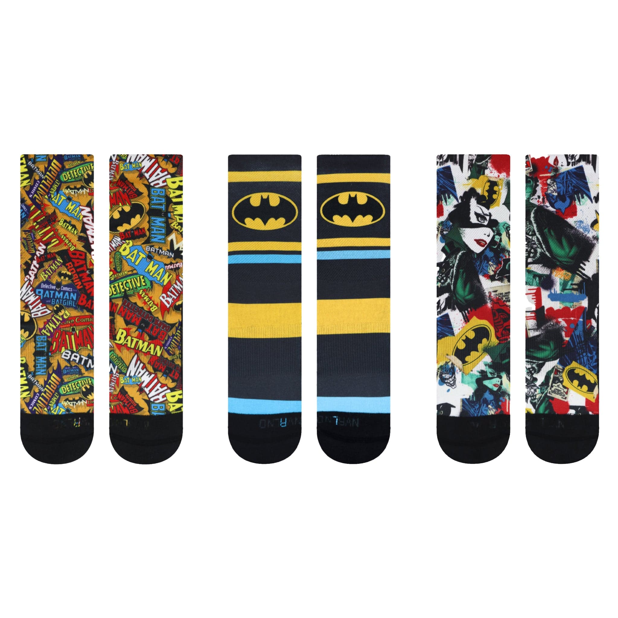 Batman Classic Crew Socks 3 Pack